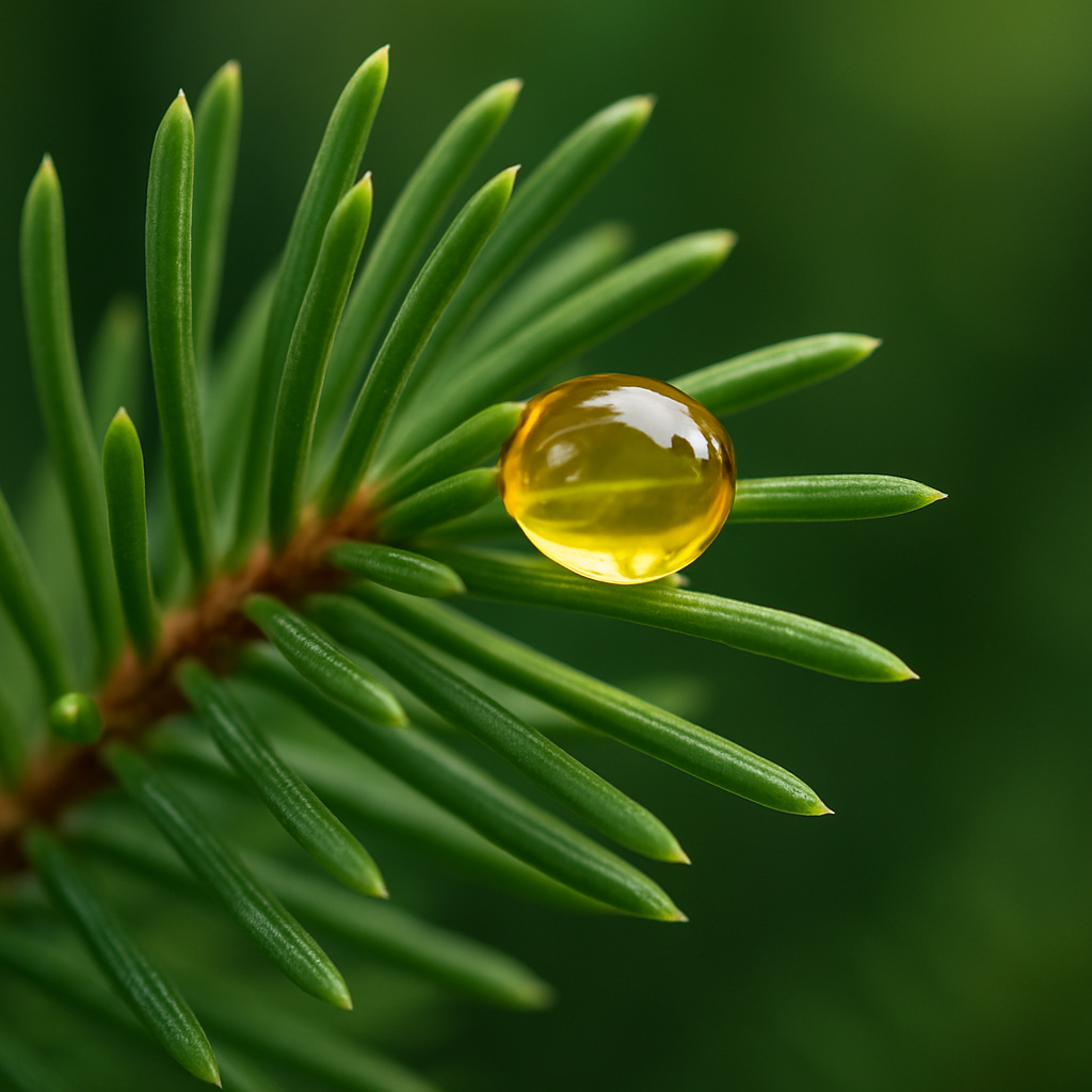 Pine and citrus fragrance cues